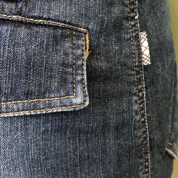 Burberry Authentic London Denim Dark Blue Mini Skirt Size USA 8 - Picture 6 of 9